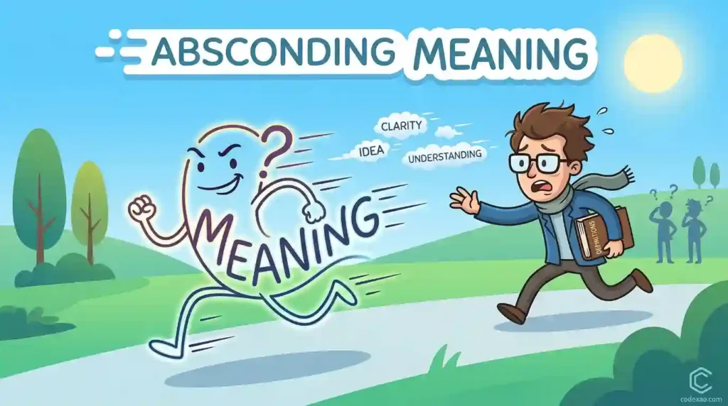 Absconding Meaning