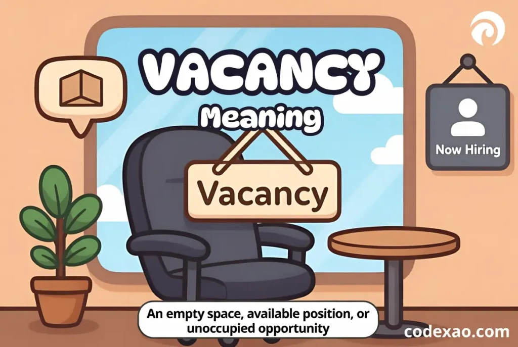 Vacancy Meaning