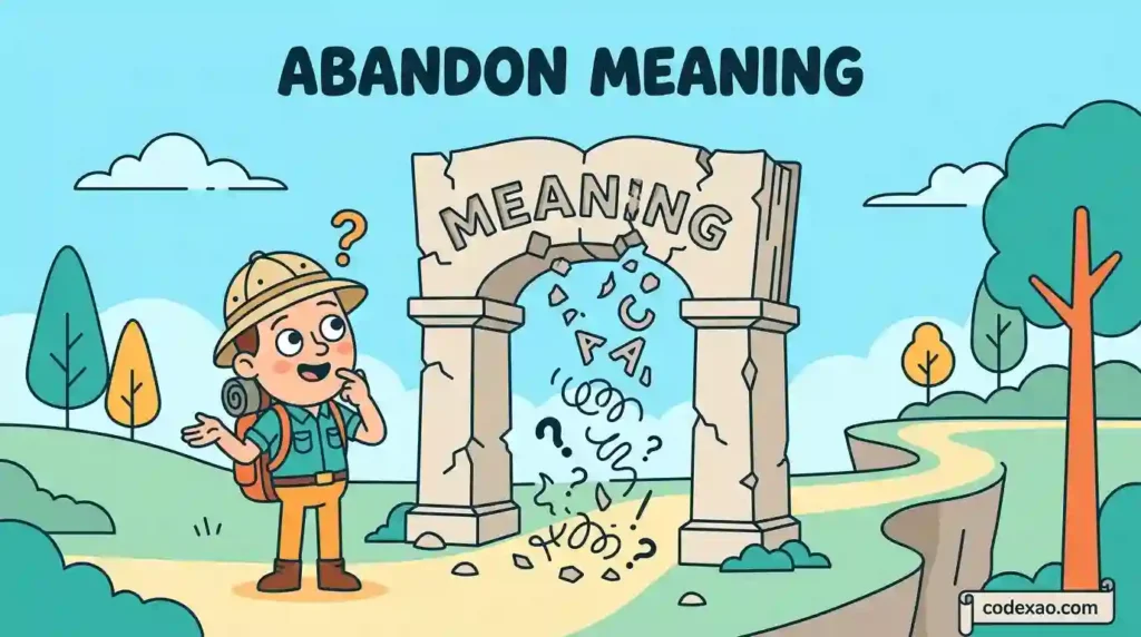 Abandon Meaning