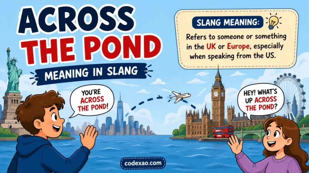 Across the Pond Meaning in Slang