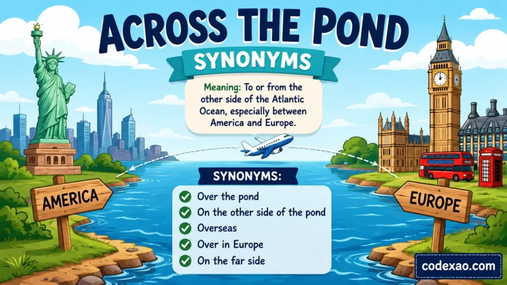 Across the Pond Synonym