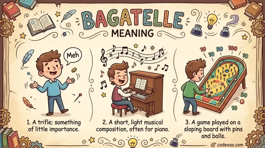 Bagatelle meaning
