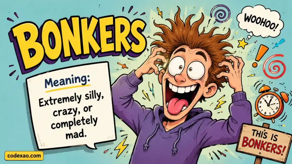 Bonkers Meaning