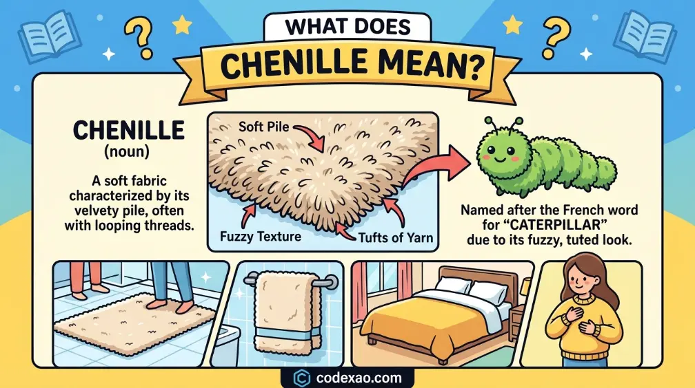 chenille meaning