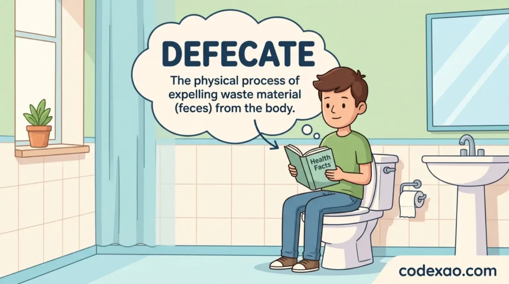 Defecate meaning