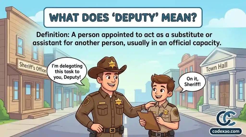 Deputy meaning