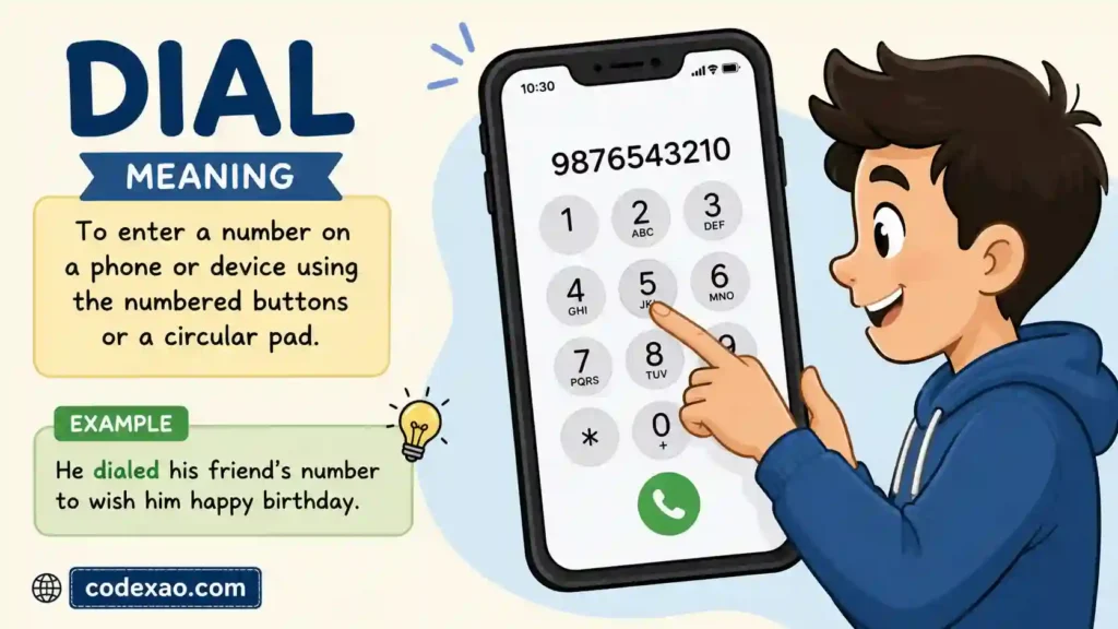 Dial meaning