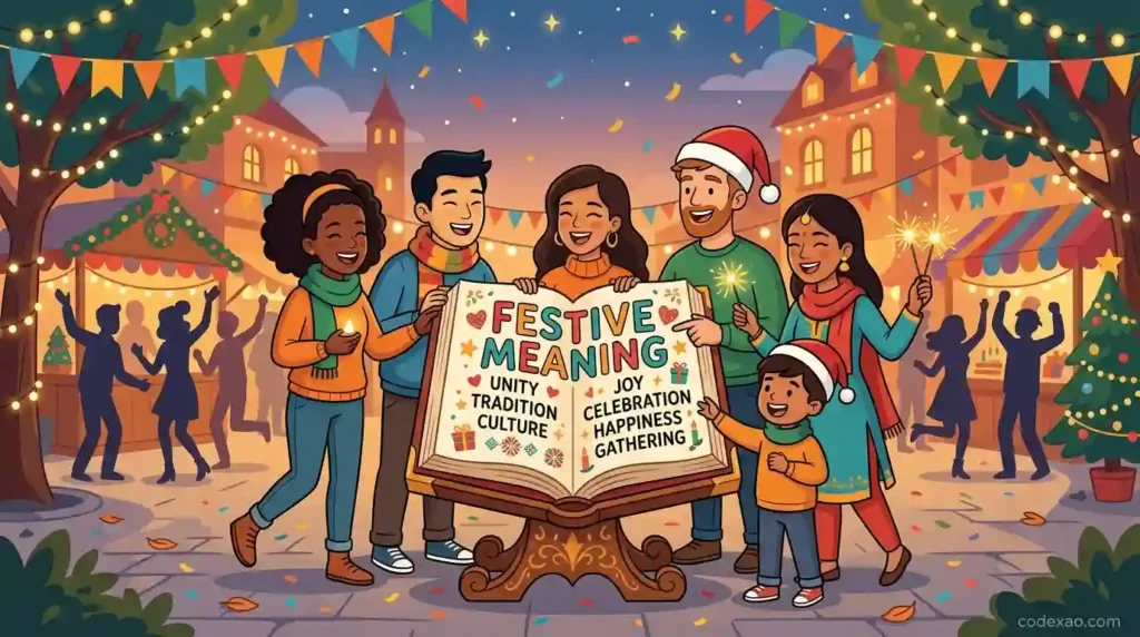 Festive meaning