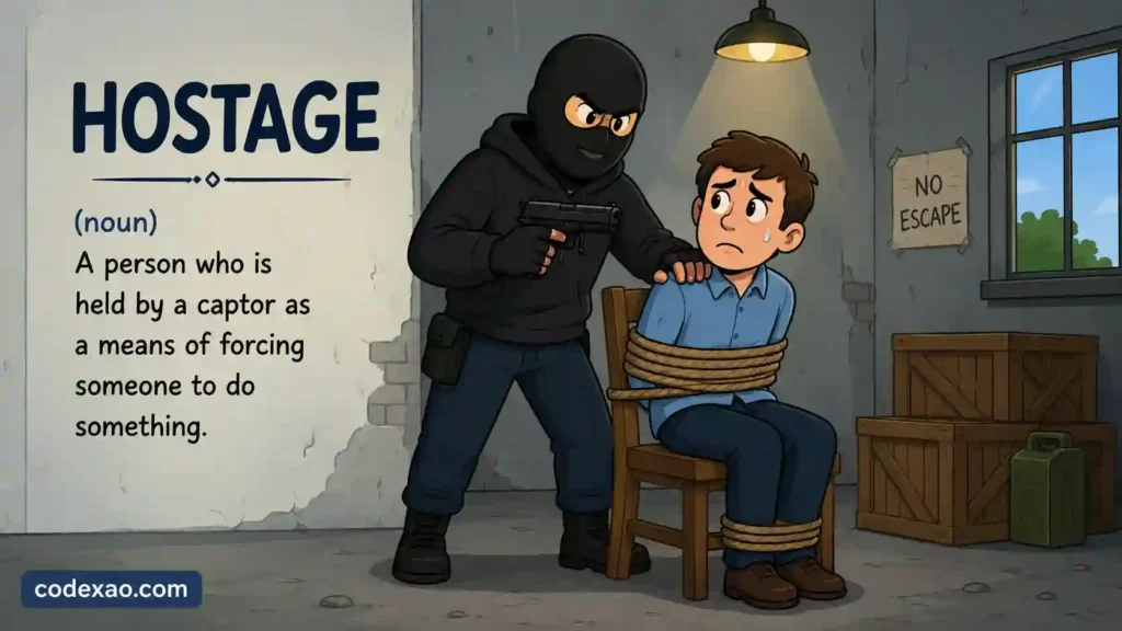 Hostage meaning