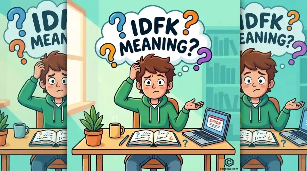 IDFK meaning