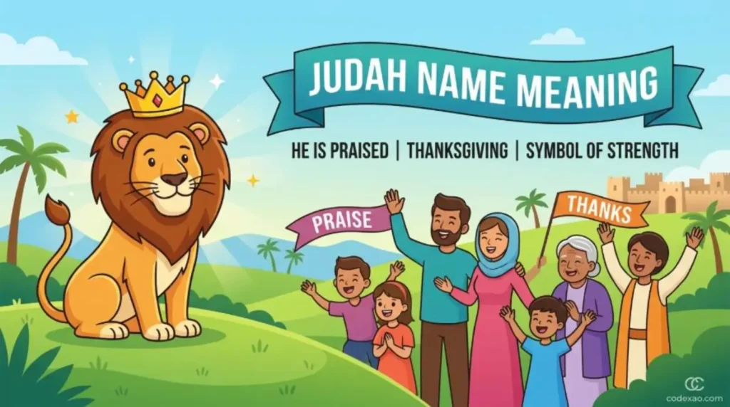 Judah name meaning
