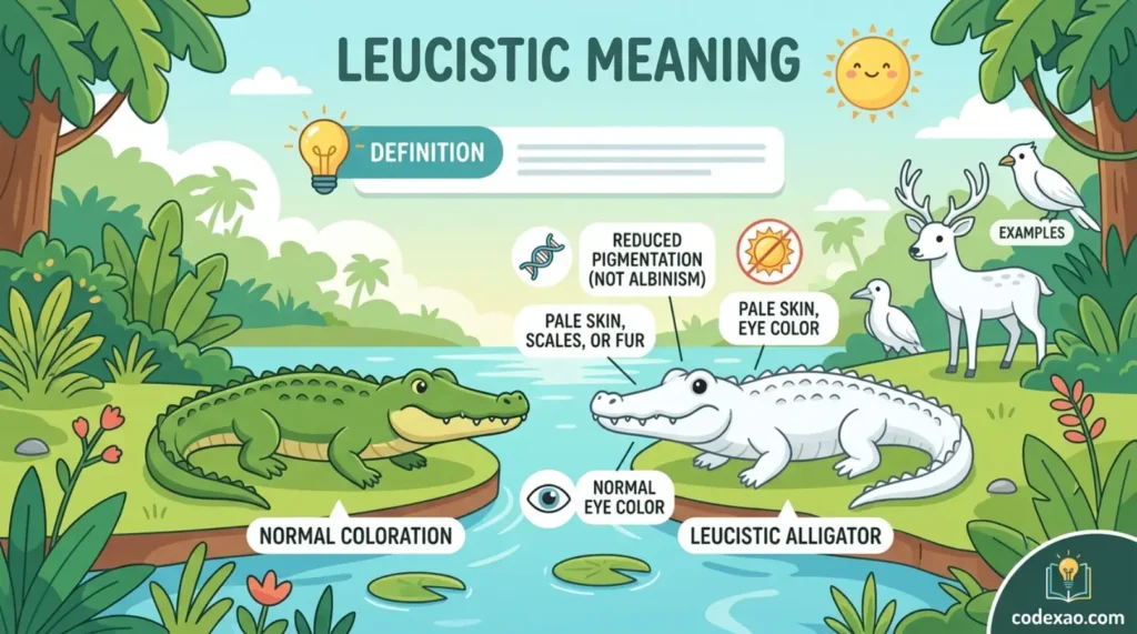 leucistic meaning