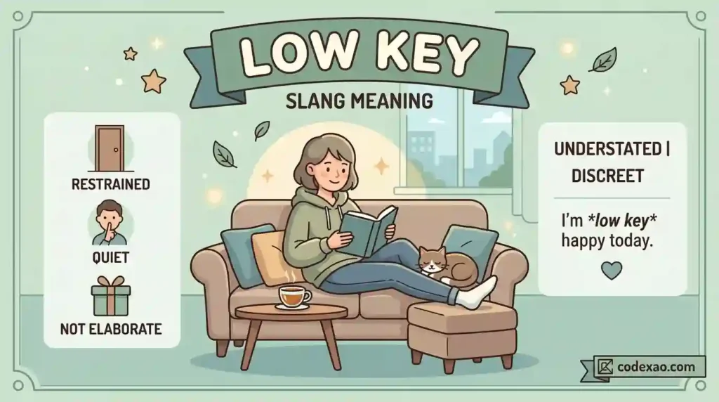 low key meaning slang