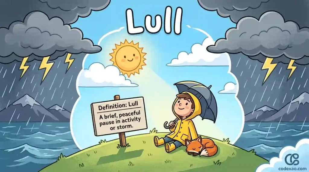 Lull meaning