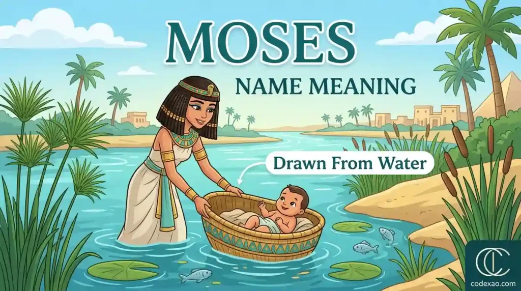 Moses name meaning