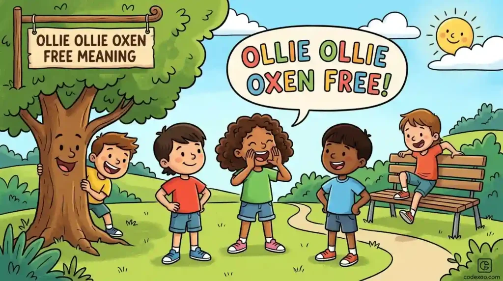 Ollie ollie oxen free meaning