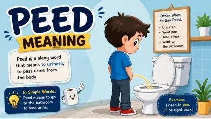 Peed meaning