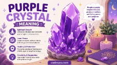 Purple crystal meaning
