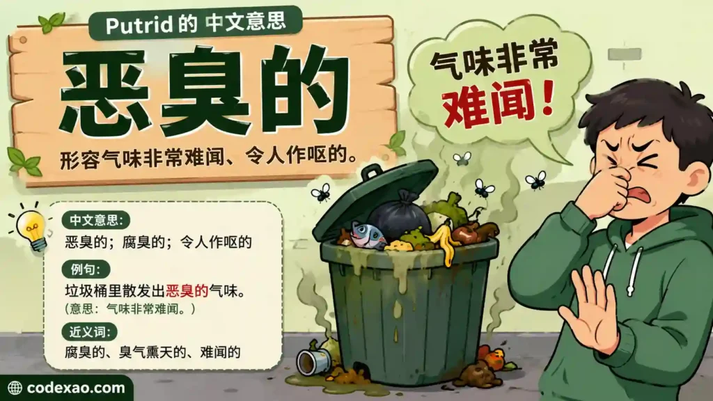 Putrid Meaning in Chinese