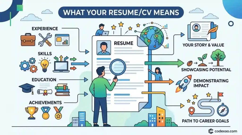 Resume/cv meaning