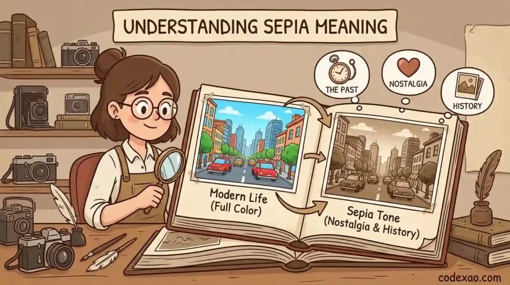 Sepia meaning