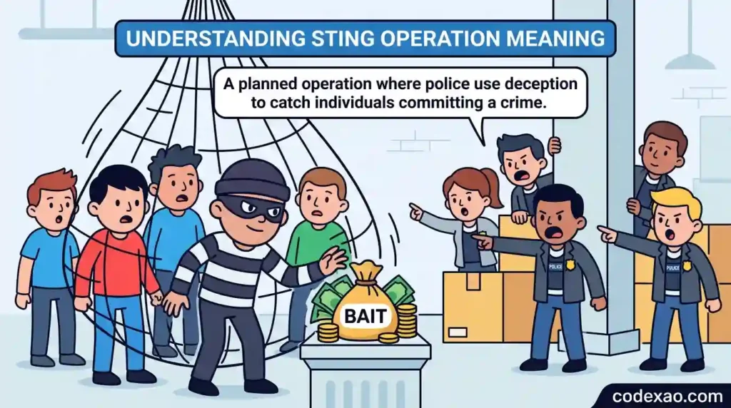 sting operation meaning