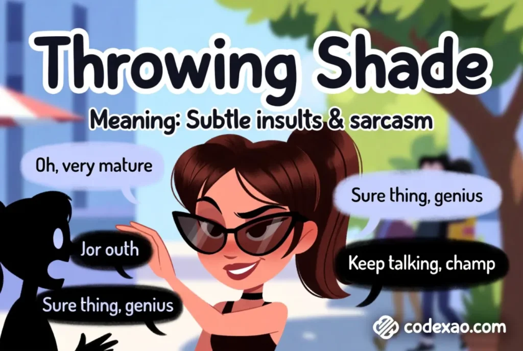 Throwing shade meaning