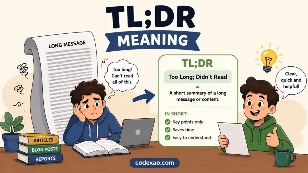 TL;DR Meaning