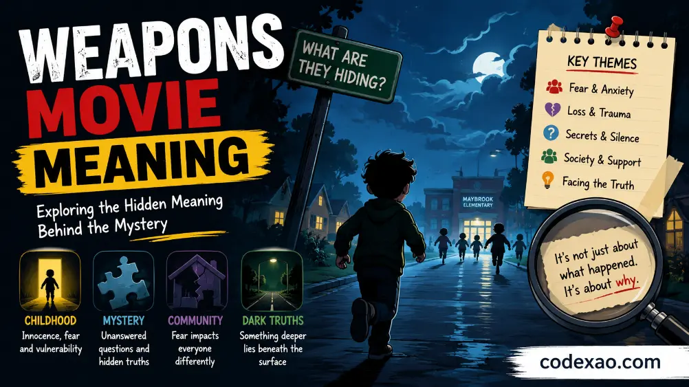 Weapons movie meaning