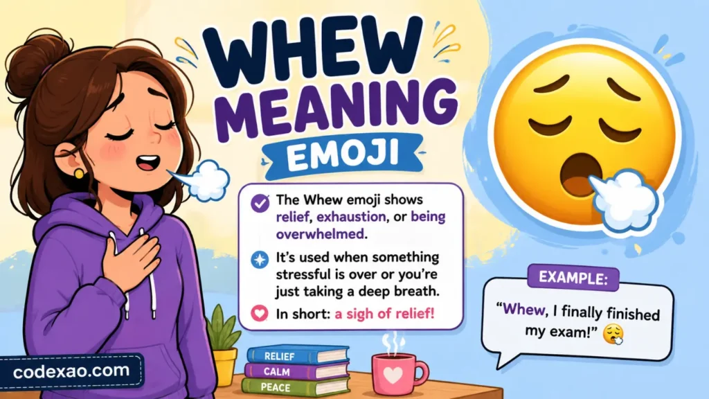 Whew Meaning Emoji