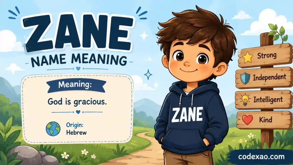 Zane name meaning