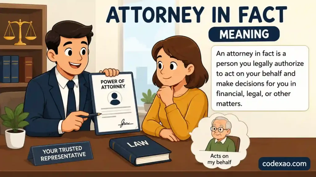 Attorney in fact meaning
