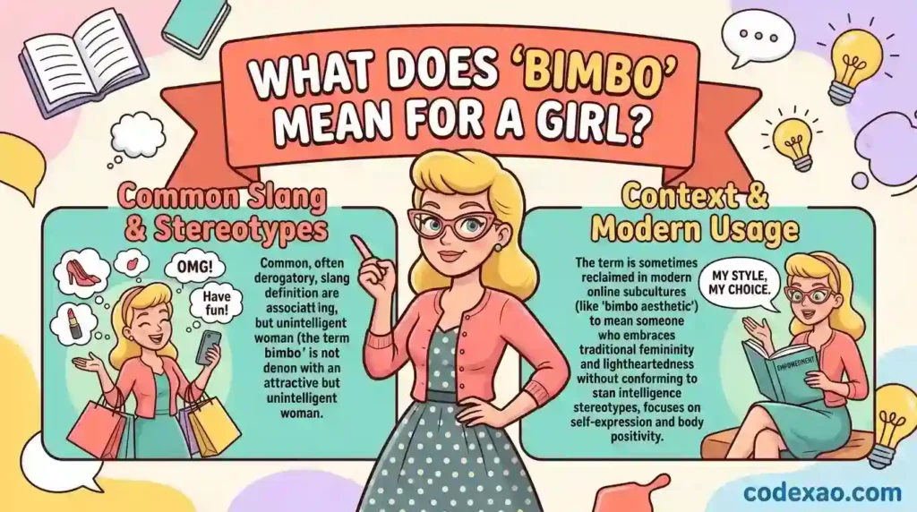 Bimbo Meaning Girl