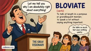 Bloviate Meaning