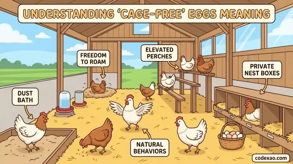 Cage Free Eggs Meaning
