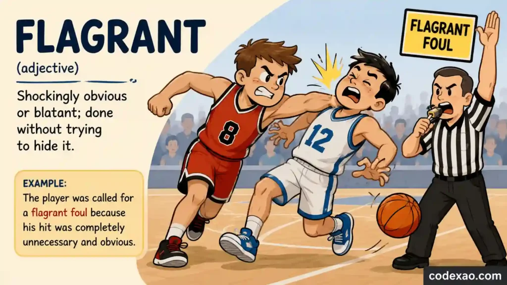 Flagrant Meaning
