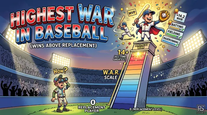 Highest WAR in Baseball