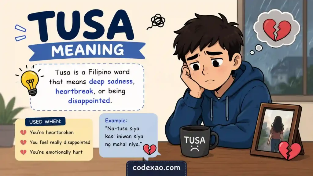Tusa meaning