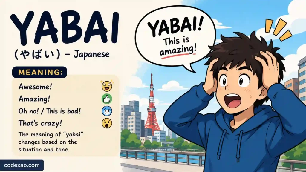 Yabai Meaning