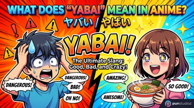 Yabai Meaning in Anime