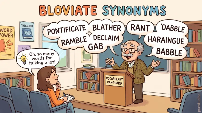 Bloviate Synonym