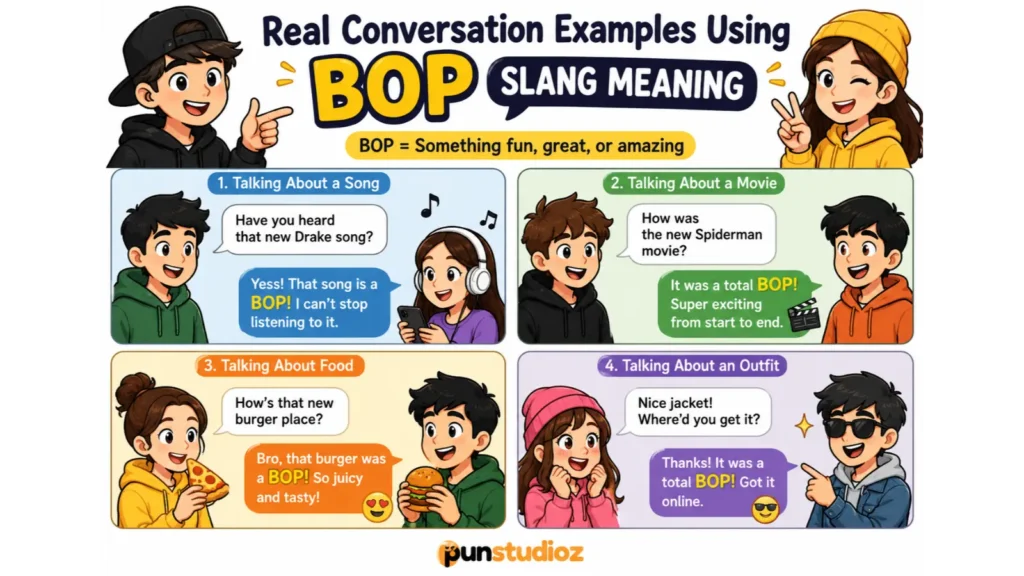 Real Conversation Examples Using Bop Slang Meaning