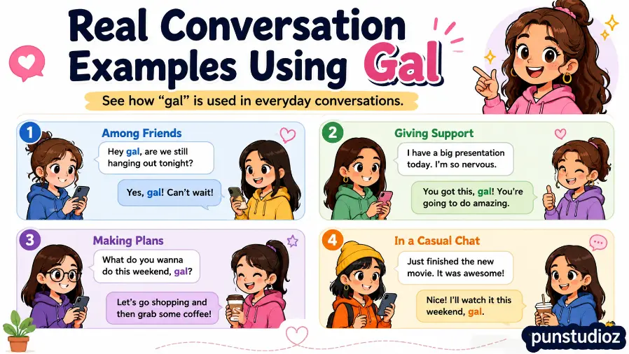 Real Conversation Examples Using Gal