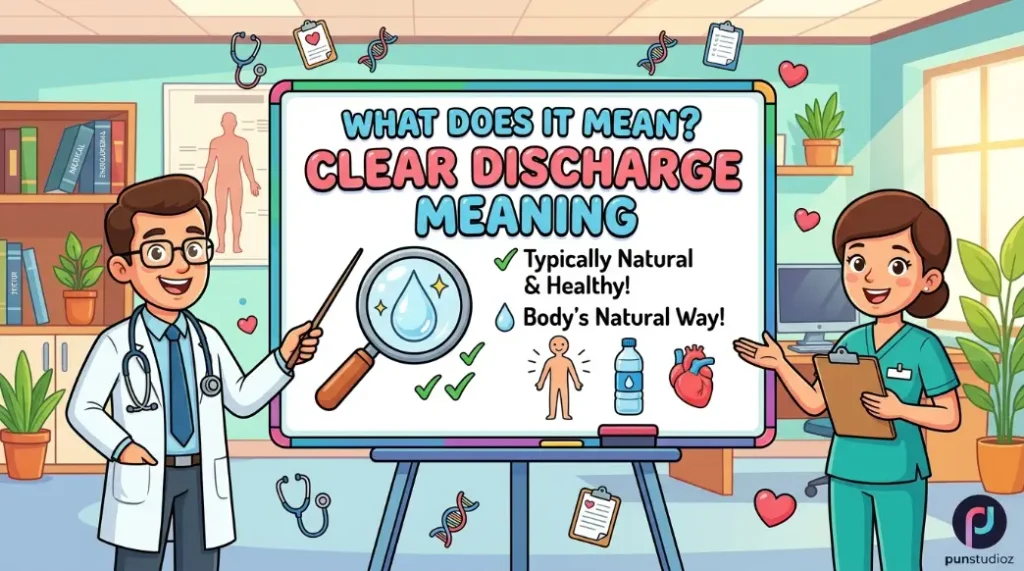 clear discharge meaning