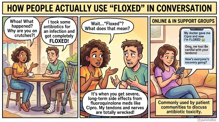 How People Actually Use "Floxed" in Conversation