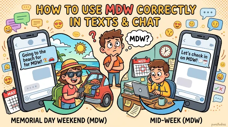 How to Use MDW Correctly in Texts and Chat