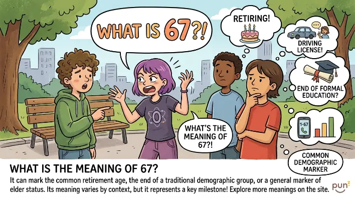 the meaning of 67
